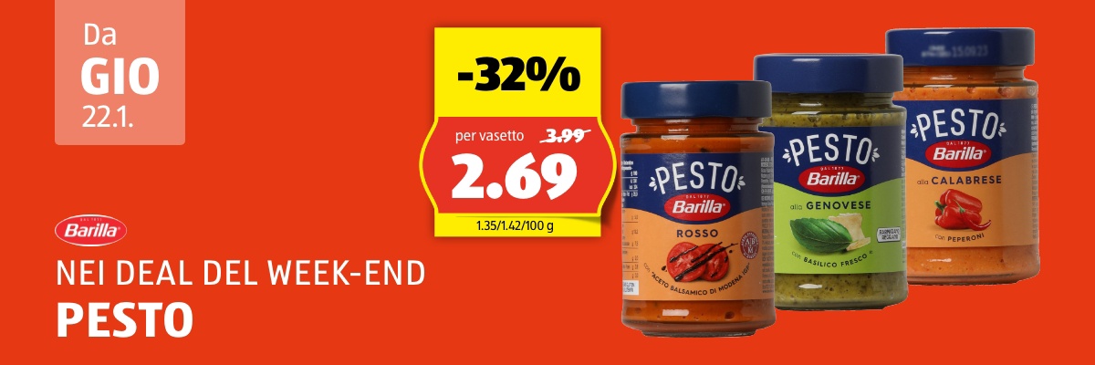 Weekend Deal da giovedì, 22.1.
