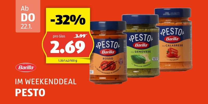Weekend Deal ab Donnerstag 22.1.