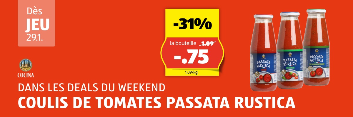 WeekendDeal dès jeudi, 29.1.