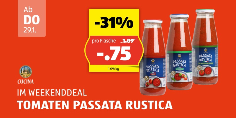 WeekendDeal ab Donnerstag 29.1.