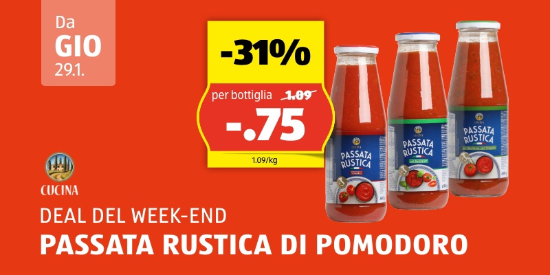 Week-end Deal da giovedì, 29.1.