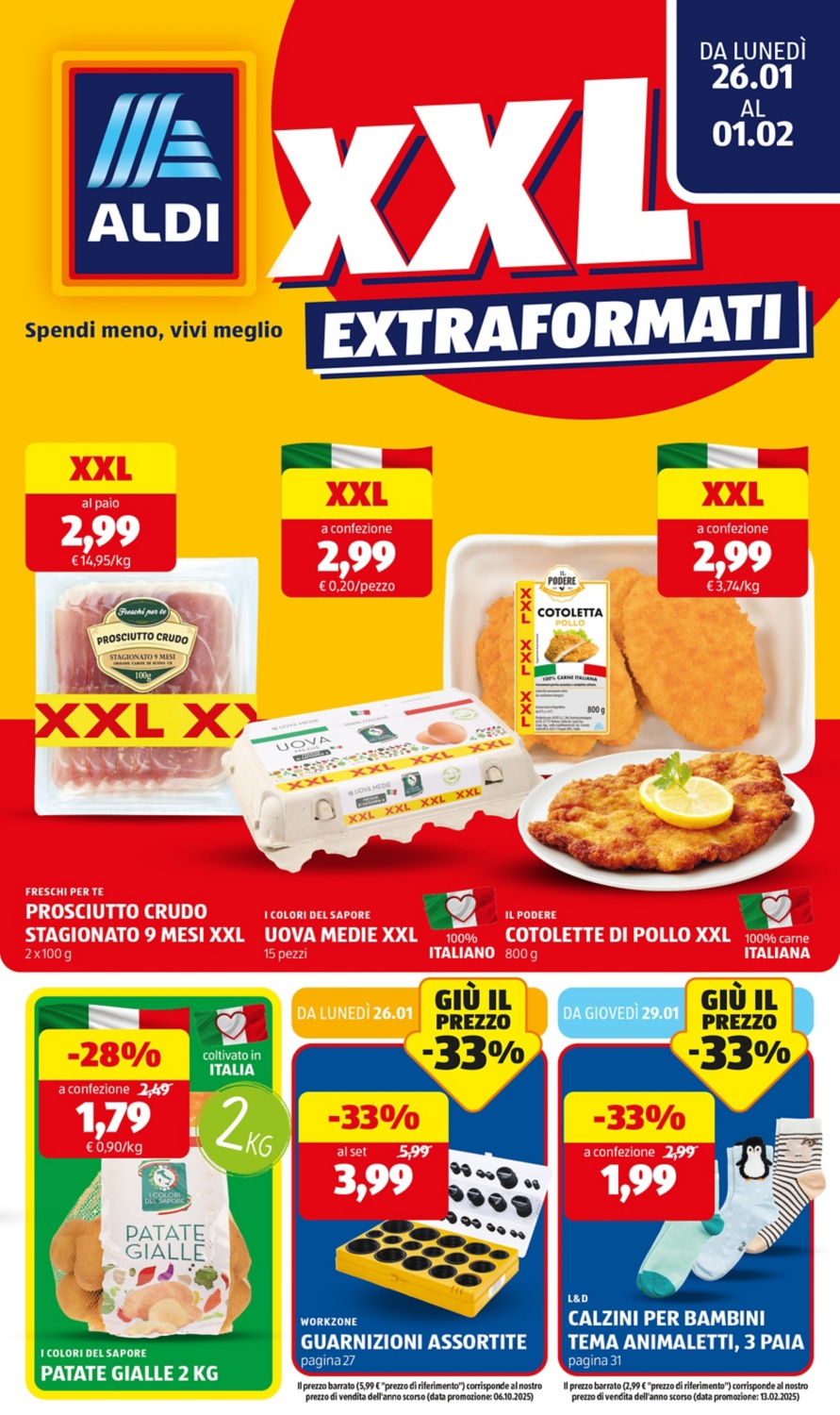 Scopri le offerte da lunedì 26 gennaio