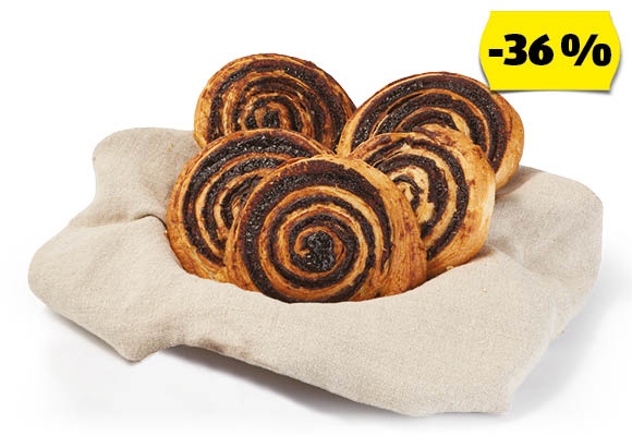 AZON MELEGÉBEN Kakaós csiga, 100 g/darab