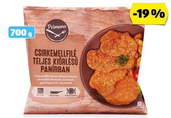 PRIMANA Csirkemellfilé, 700 g/csomag