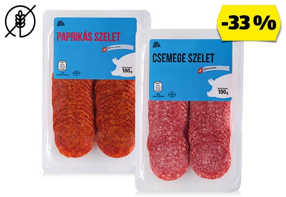 Csemege vagy paprikás szelet, 100 g/csomag