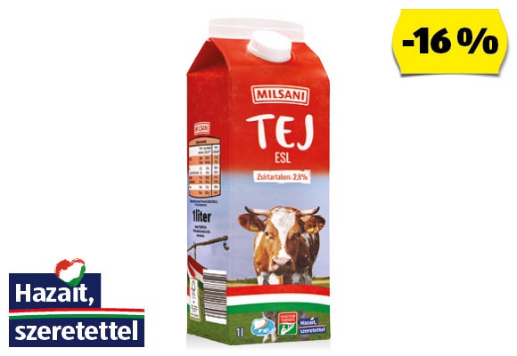 MILSANI ESL Tej, 1 l/doboz