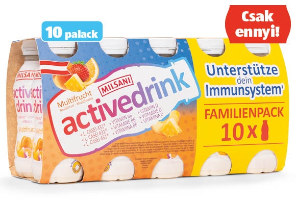 MILSANI Joghurtos ital, 10 x 100 g/csomag