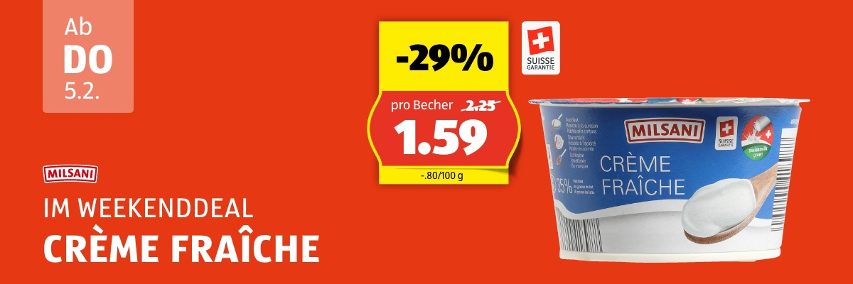 Weekend Deal ab Donnerstag 5.2.