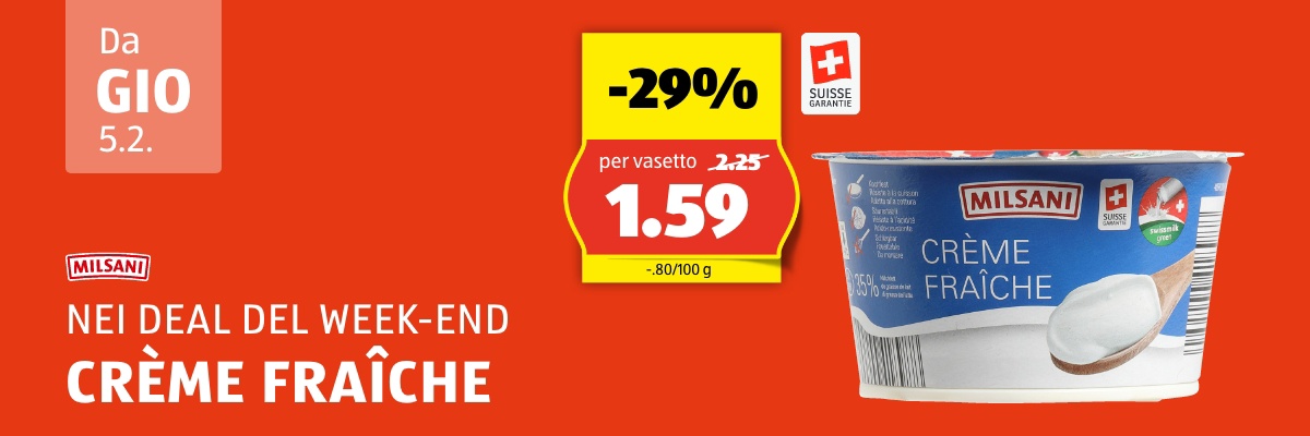 Weekend Deal da giovedì, 5.2.