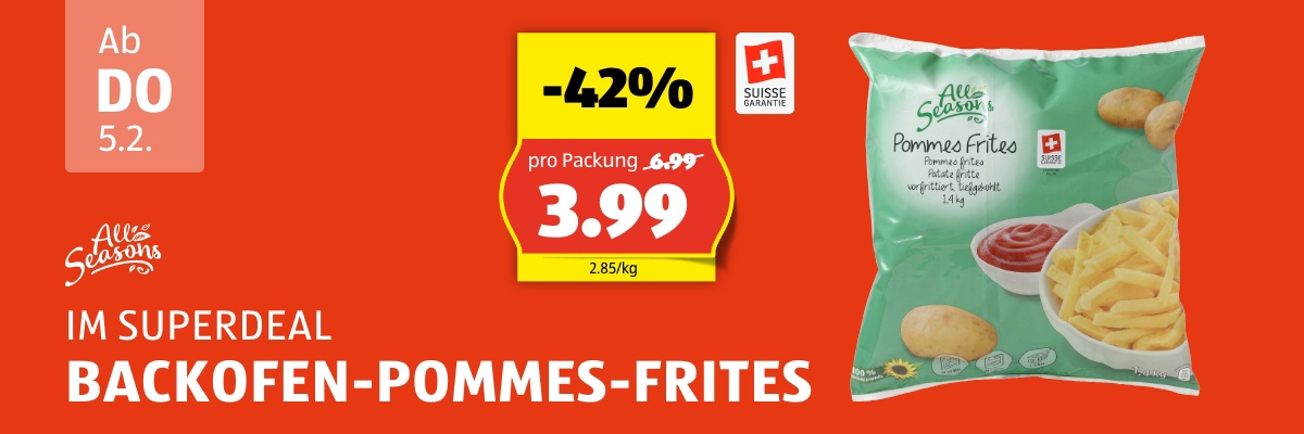 SuperDeal ab Donnerstag 5.2.