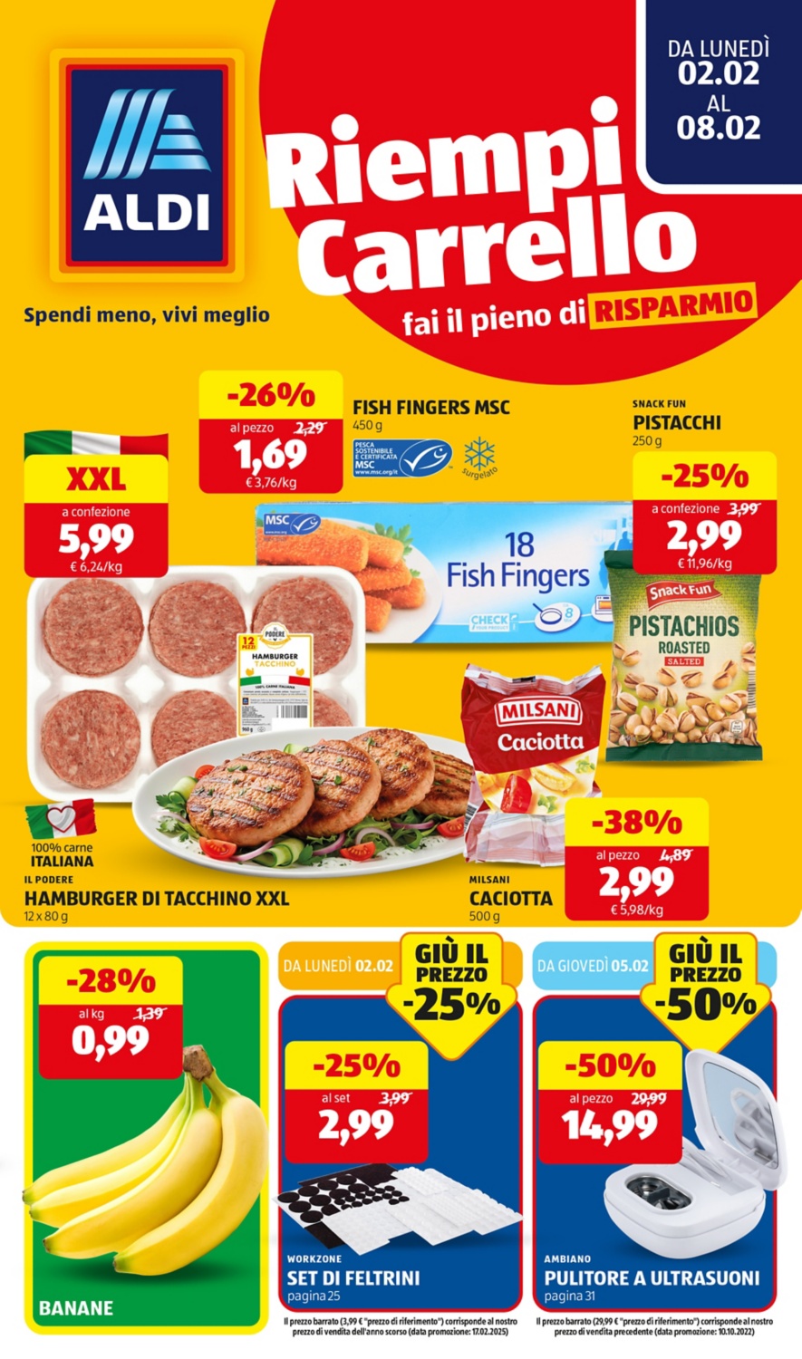 Scopri le offerte da lunedì 2 febbraio