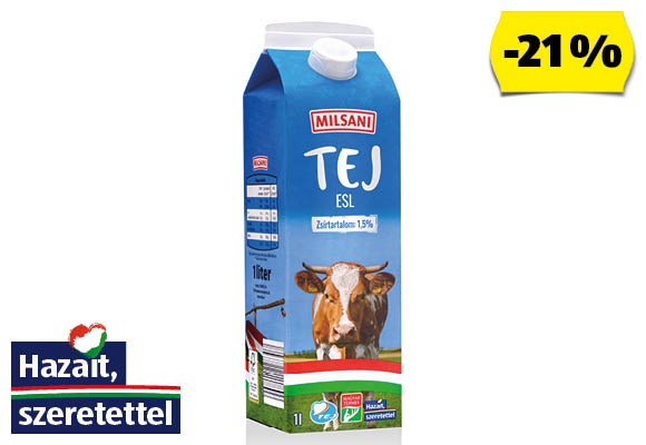 MILSANI ESL tej, 1 l/doboz