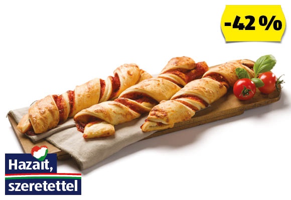 AZON MELEGÉBEN Pizza twister, 100 g/darab