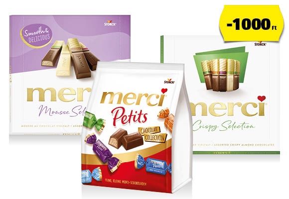 STORCK Merci Petits vagy Merci, 225 g, 200 g vagy 165 g/csomag