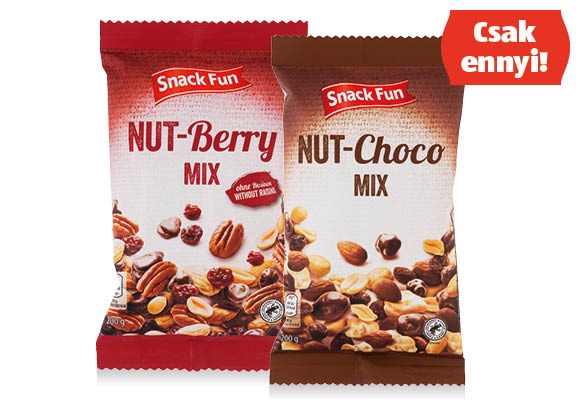 SNACK FUN Vegyes csemegeválogatás, 200 g/csomag