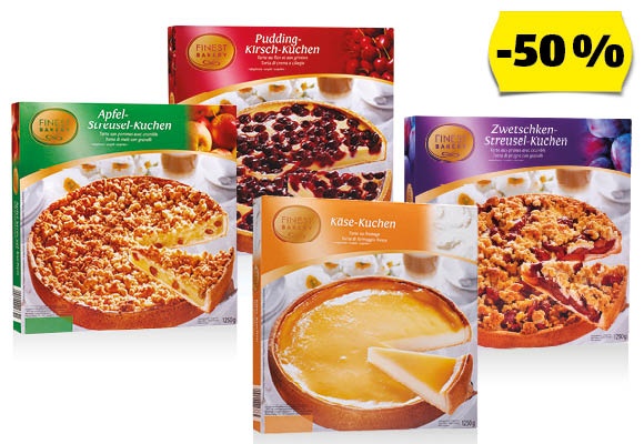 FINEST BAKERY Tortavariációk, 1 250 g/doboz