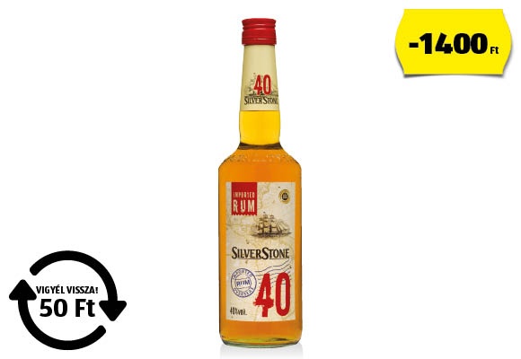 SILVERSTONE Barna rum, 0,7 l/üveg