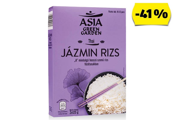 ASIA GREEN GARDEN Jázminrizs, 250 g/doboz 