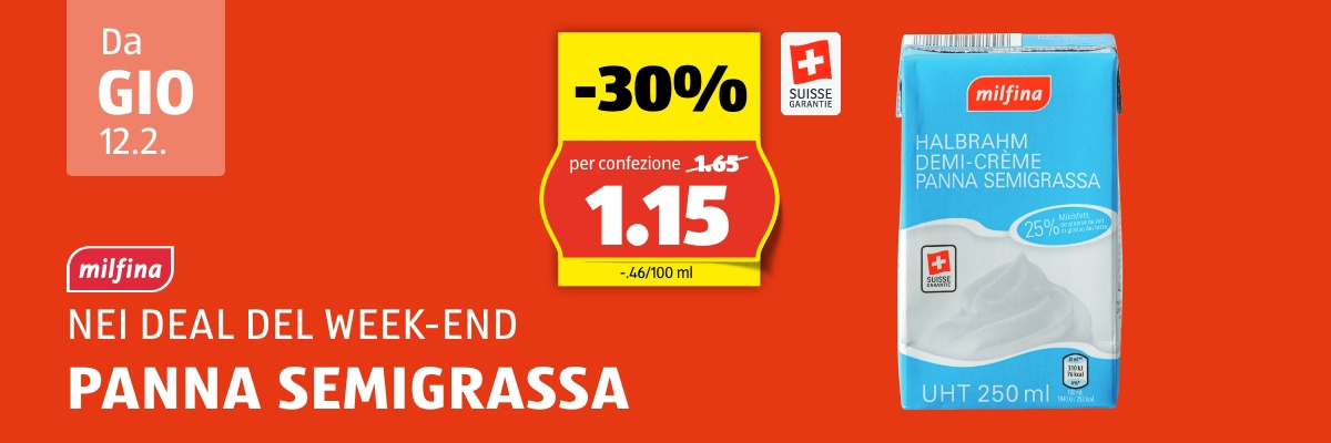 Weekend Deal da giovedì, 12.2.