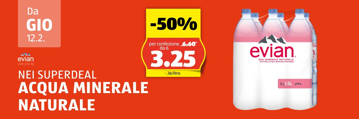 SuperDeal da giovedì, 12.2.