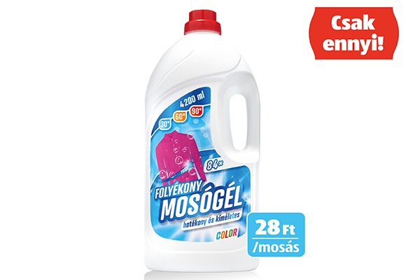 Folyékony mosószer, 4,2 l/flakon