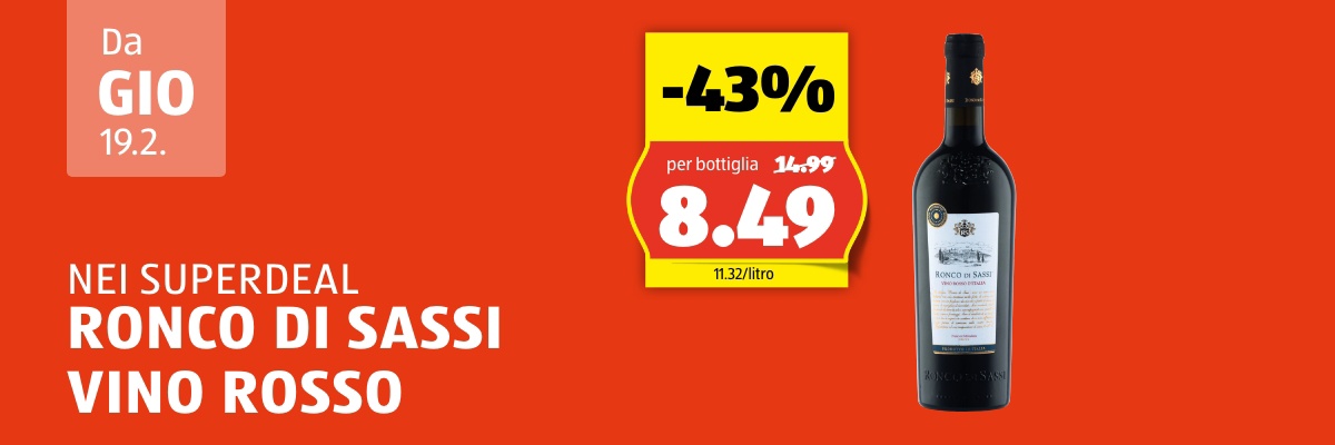 SuperDeal da giovedì, 19.2.