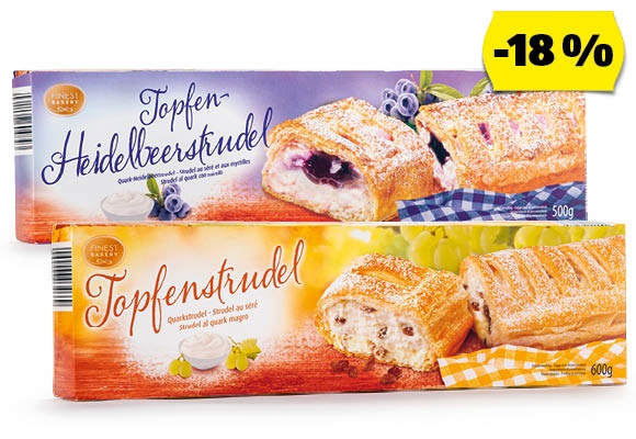 FINEST BAKERY Rétes, 600 g vagy 500 g/doboz