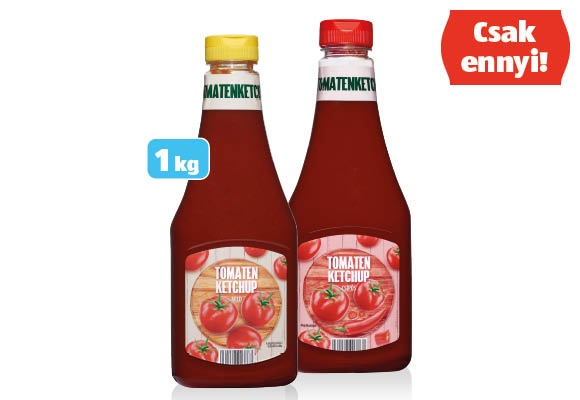 Ketchup, 1 kg/flakon