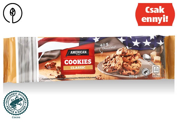 AMERICAN Omlós keksz, 225 g/csomag