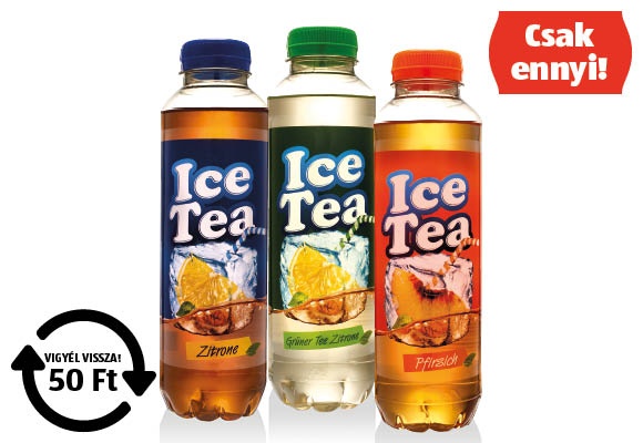 Jegestea, 0,5 l/palack