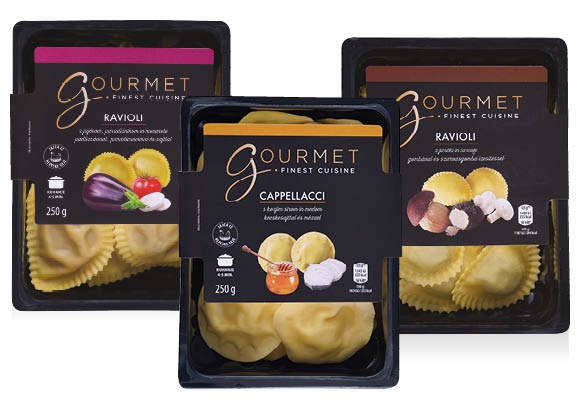 GOURMET Töltött tészta, 250 g/csomag