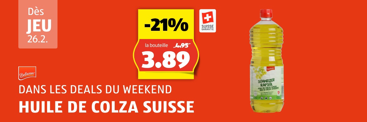 WeekendDeal dès jeudi, 26.2.