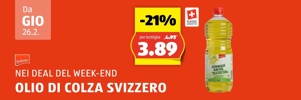 Weekend Deal da giovedì, 26.2.