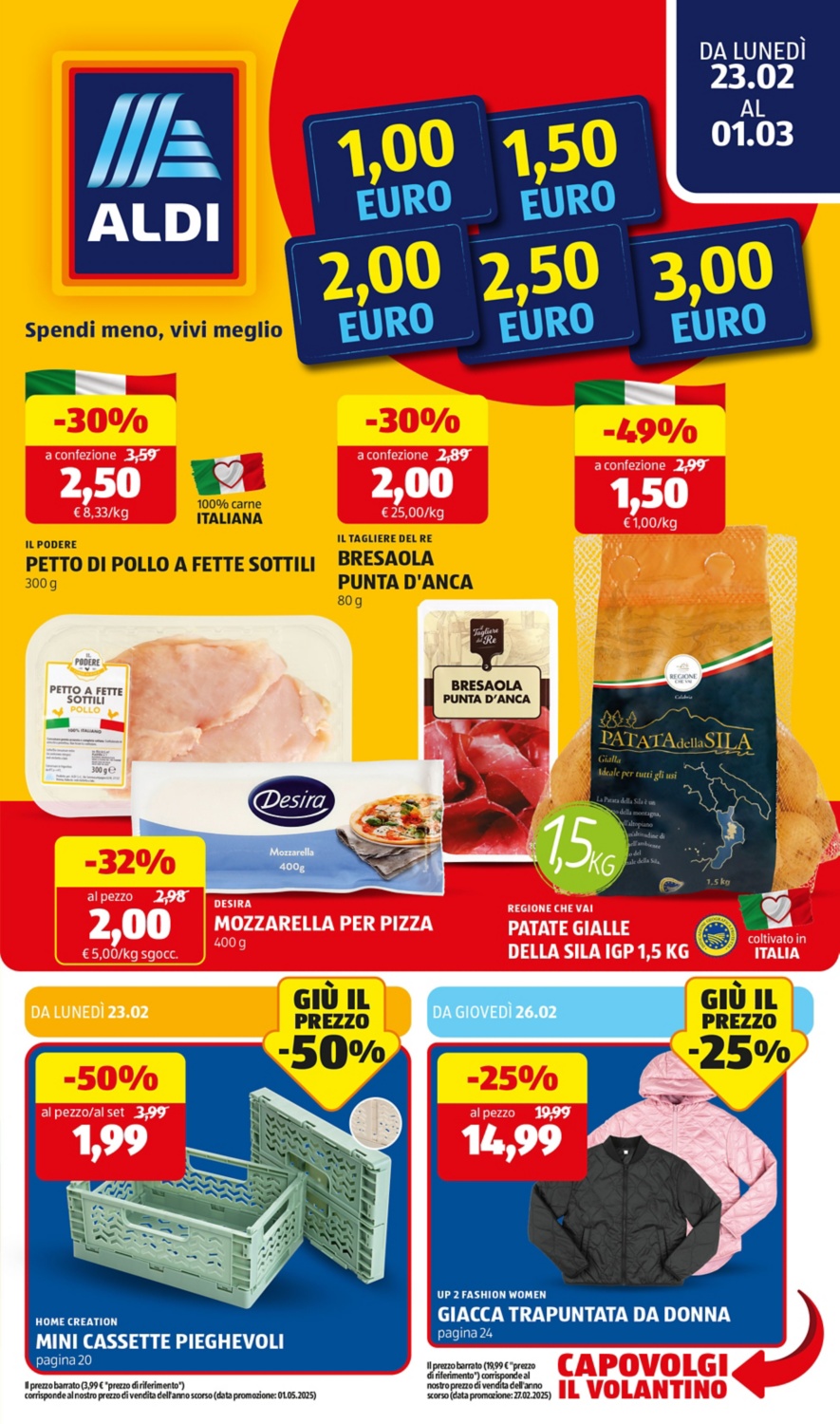 Scopri le offerte da lunedì 23 febbraio