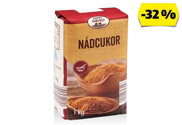 HAPPY HARVEST Nádcukor, 1 kg/csomag