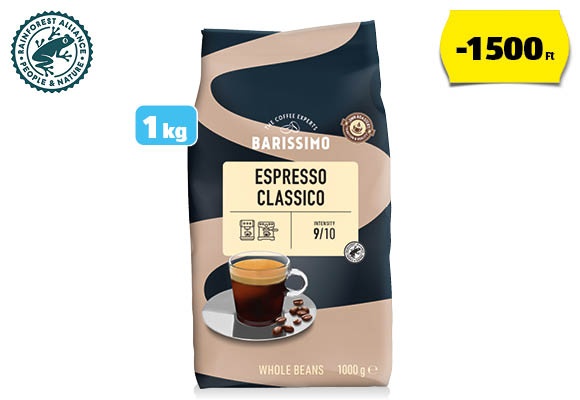 BARISSIMO Espresso classico, 1 kg/csomag 