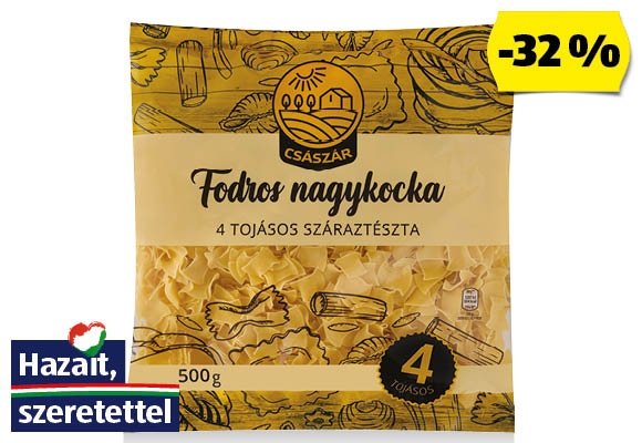 CSÁSZÁR Fodros nagykocka, 500 g/csomag