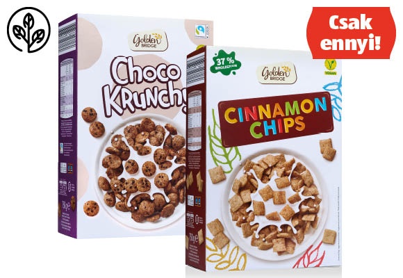 GOLDEN BRIDGE Gabonapehely, 750 g/doboz