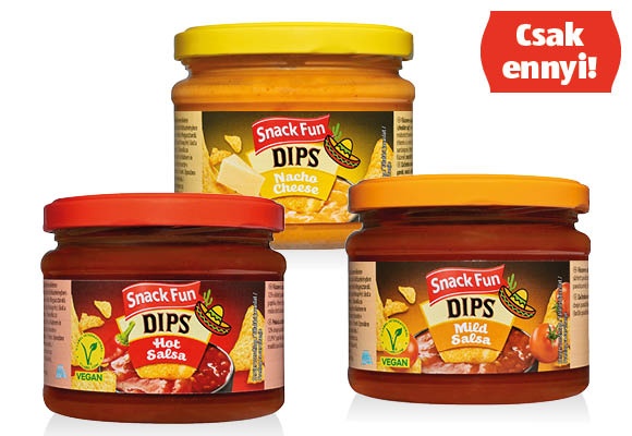 SNACK FUN Tortillaszósz, 300 g vagy 290 g/üveg