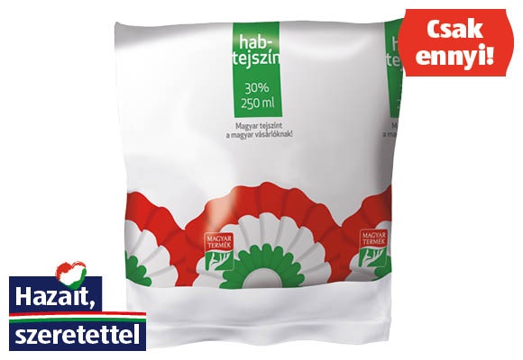 KOKÁRDÁS Féltartós habtejszín, 250 ml/csomag