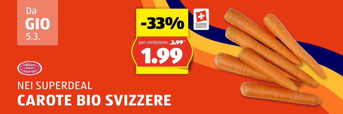 SuperDeal da giovedì, 5.3.