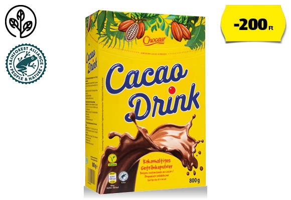 CHOCEUR Kakaóitalpor, 800 g/doboz