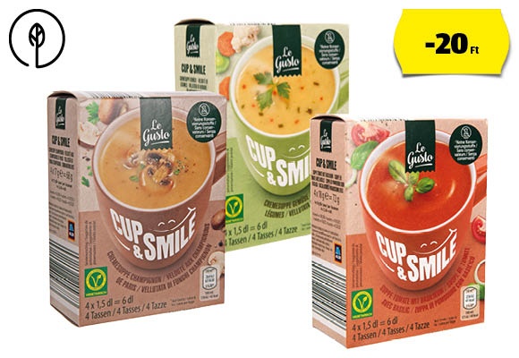 LE GUSTO Instant leves, 4 x 18 g, 4 x 17 g vagy 4 x 14 g/doboz