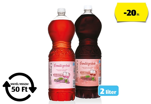 Félédes bor, 2 l/palack