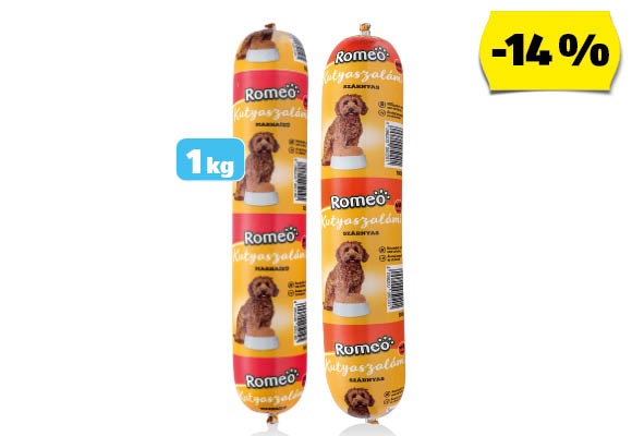 ROMEO Kutyaszalámi, 1 kg/darab