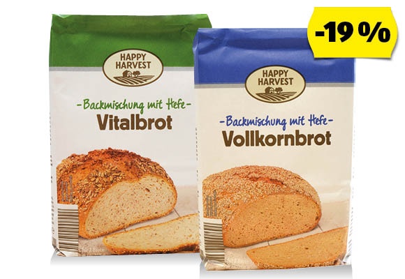 HAPPY HARVEST Kenyérliszt-keverék, 1 kg/csomag