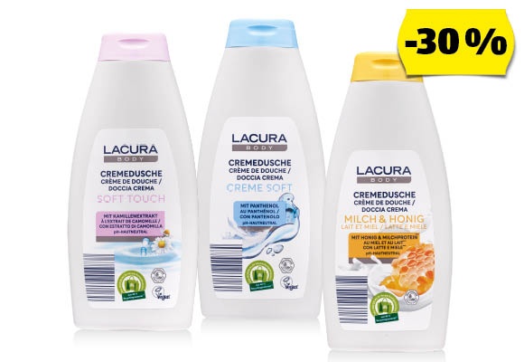 LACURA Krémtusfürdő, 400 ml/flakon