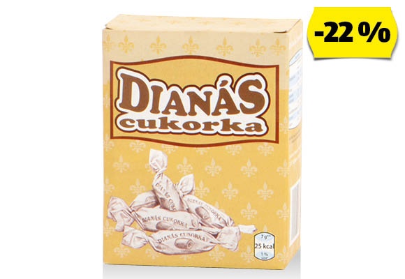 Dianás cukorka, 150 g/doboz