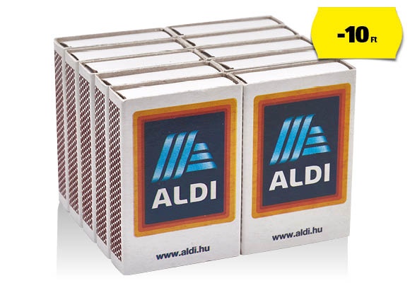 Gyufa, 10 doboz/csomag