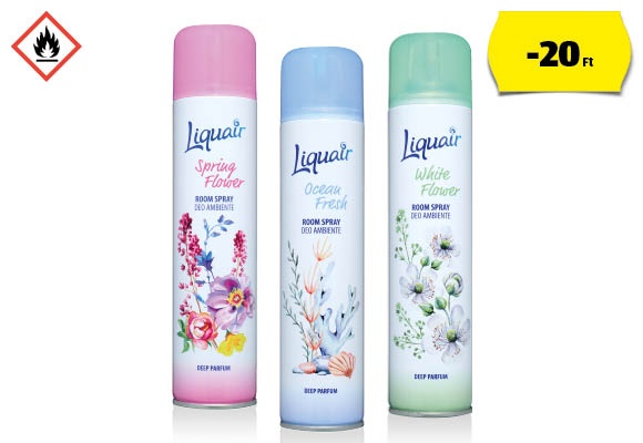 LIQUAIR Légfrissítő spray, 300 ml/flakon